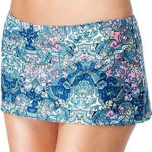 NWT Kenneth Cole Swim Skirt Skirted Bikini Bottom